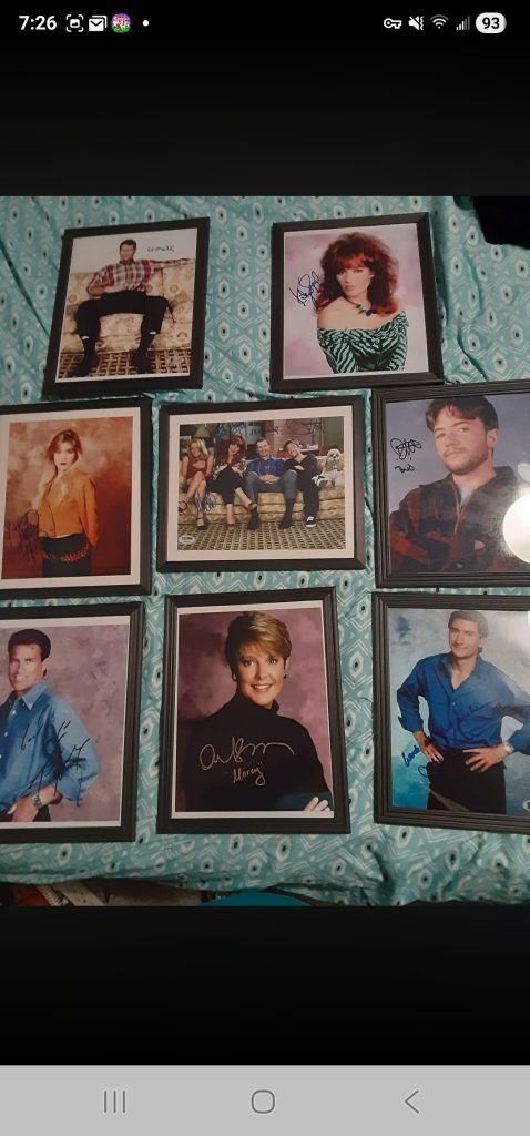 Married with Children framed cast photos collection