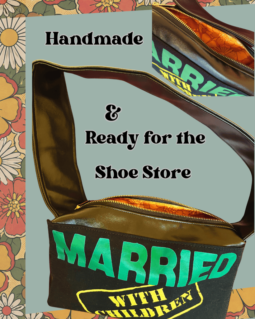 Married with Children handmade shoe store bag