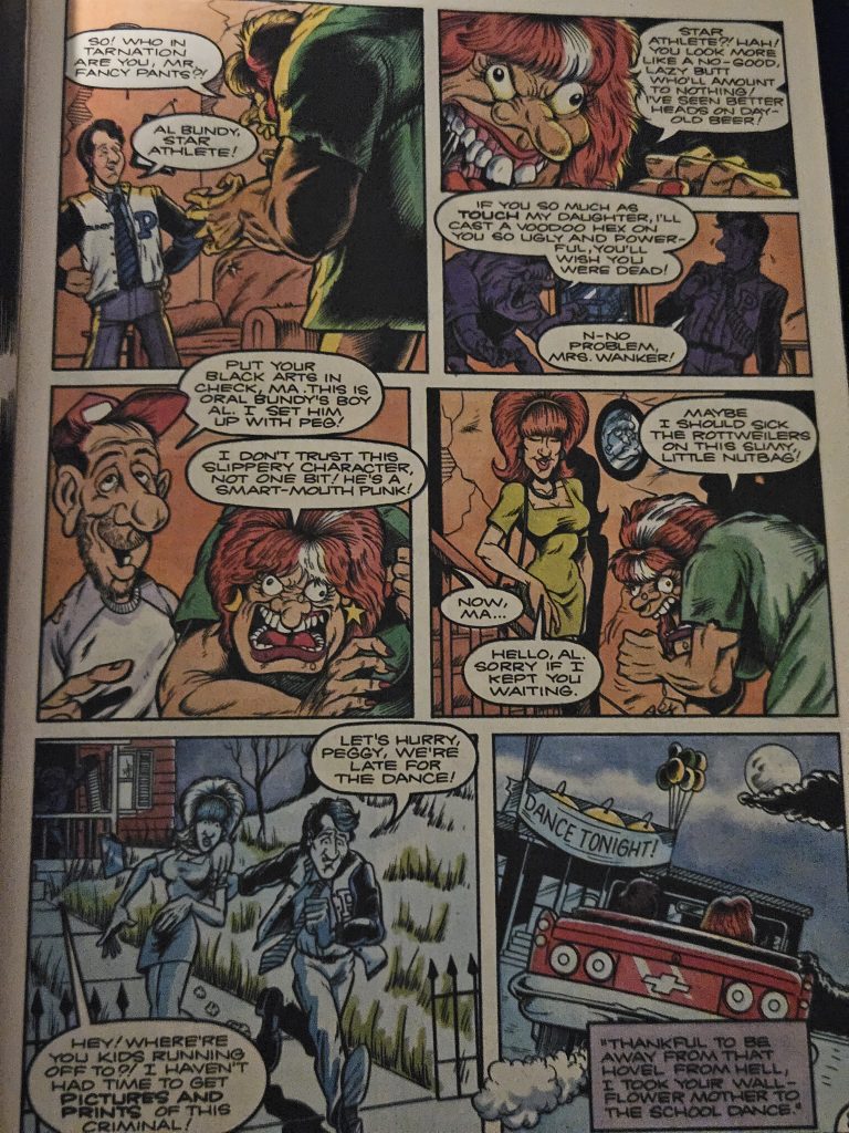 Married with Children ma and pa wanker comic