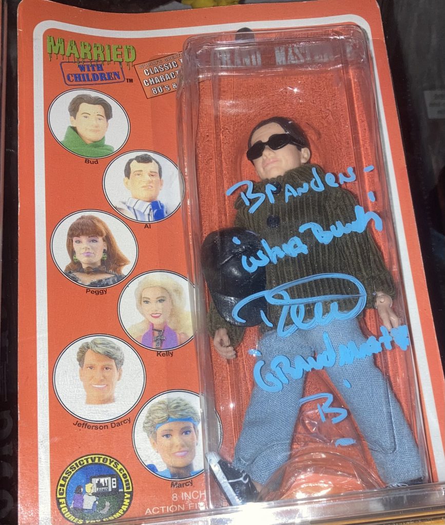 Married with Children signed david faustino action figure