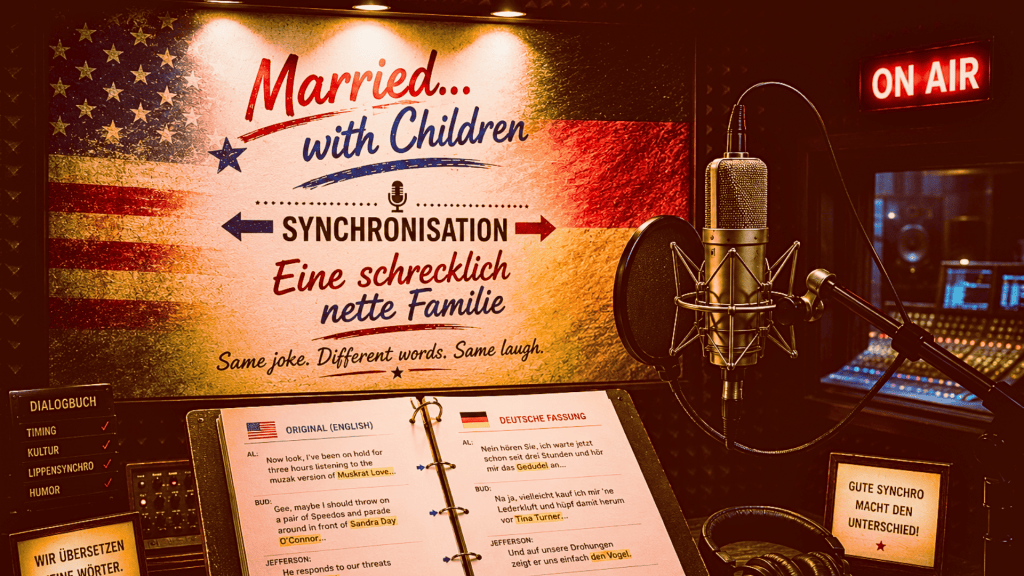 Married with Children german dubbing studio graphic