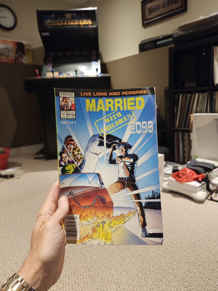 Married with Children comic book found in hand