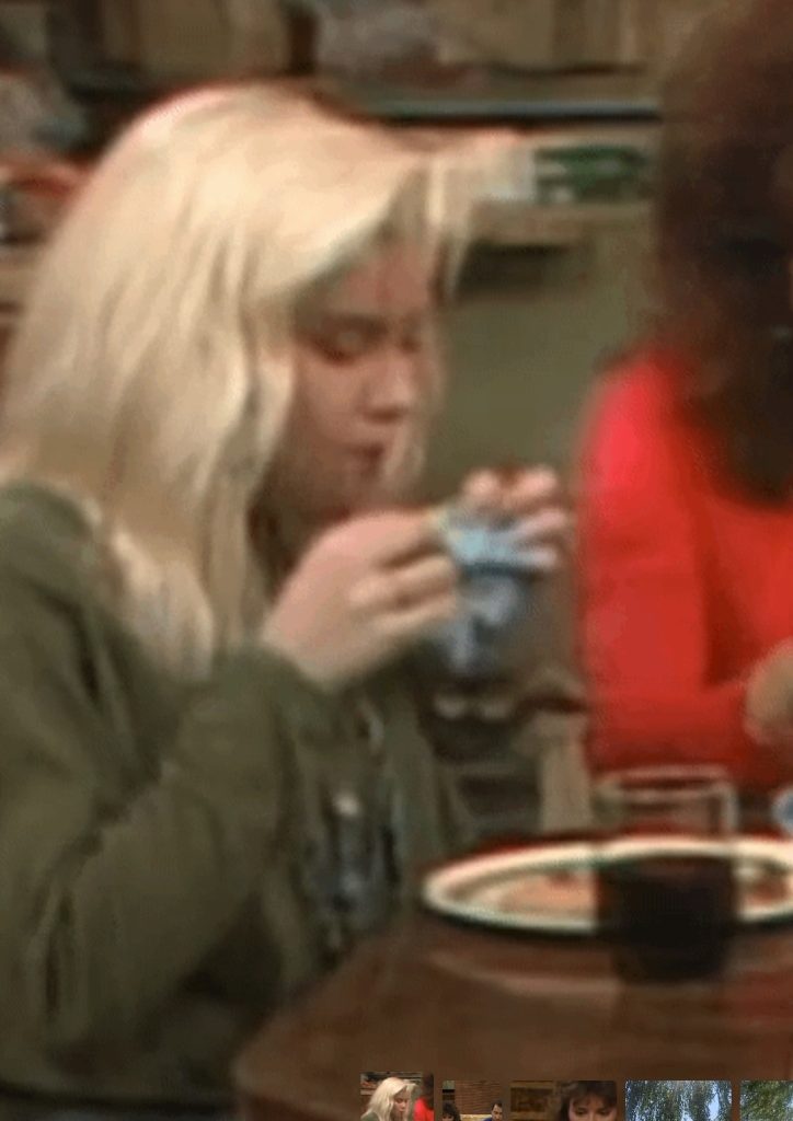 Married with Children kelly bundy blurry scene