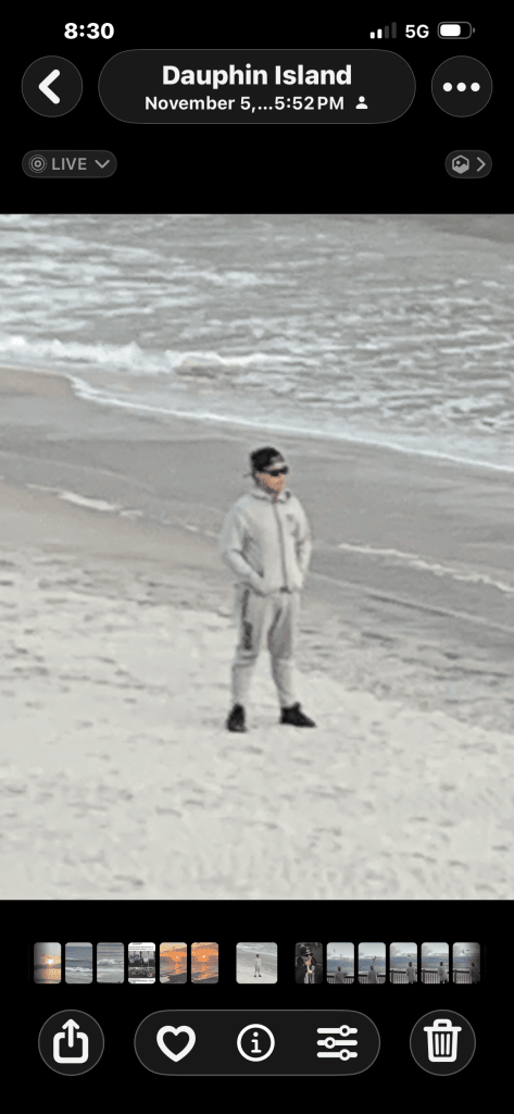 GRANDMASTER B AT THE BEACH?