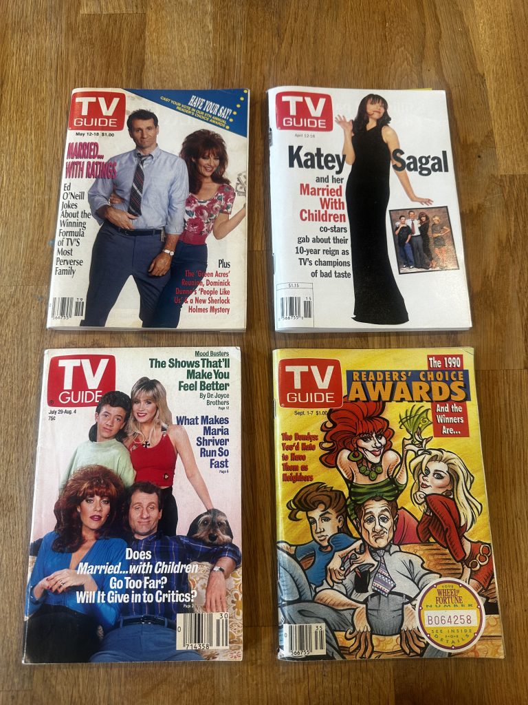 Married with Children tv guide covers collection